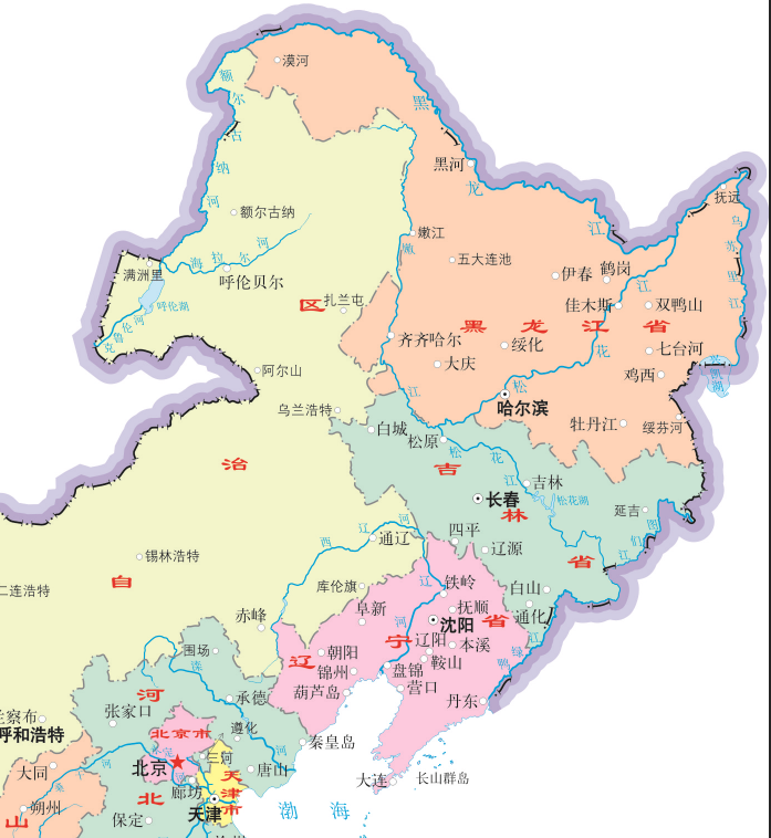 哈尔滨纬度(美国纬度比中国高)