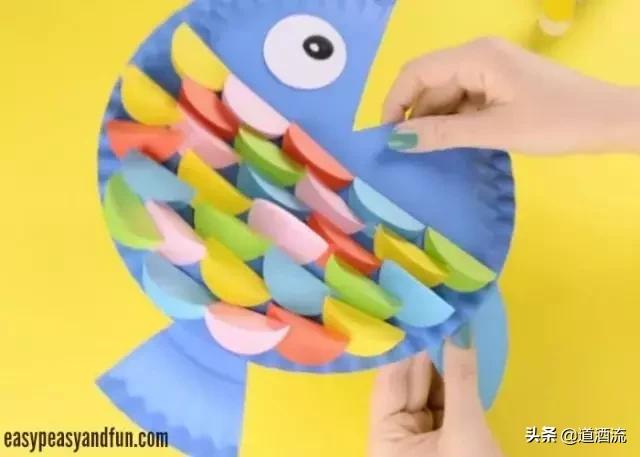 幼儿园大班手工纸质飞盘制作方法，承包幼儿园整个学期美工课堂
