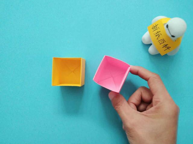 折纸盒子的折法最简单，（折纸教程怎样折一个漂亮的盒子（可爱的双层抽屉收纳盒折纸）