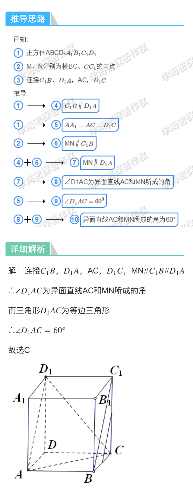 直线与平面的夹角，直线与平面的夹角是怎么定义的（高考数学：异面的直线夹角）