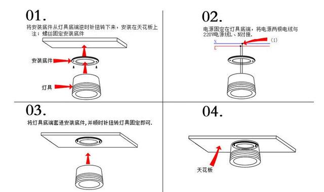 明装筒灯的正确安装方法，筒灯的安装方法