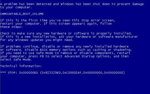 0xc0000221是什么原因（0x000000ed蓝屏代码是什么意思）