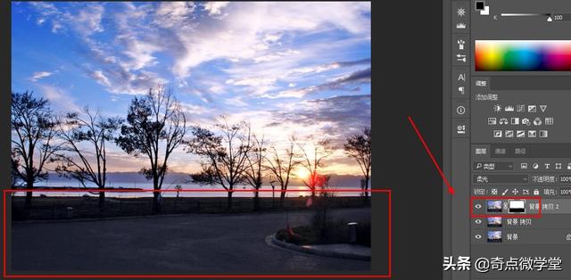 如何利用PS给风景图片调色，ps怎样给风景照片调色（风景天空暖色调是这样调出来）