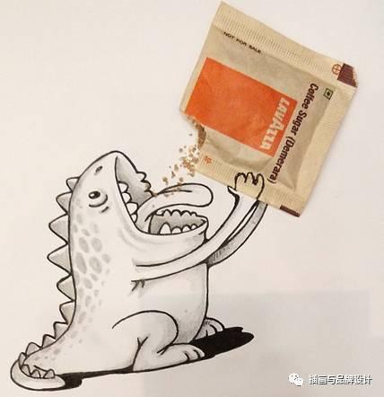 小恐龙怎么画，恐龙怎么画简单又好看（创意手绘丨他画出一只很有戏的小恐龙）