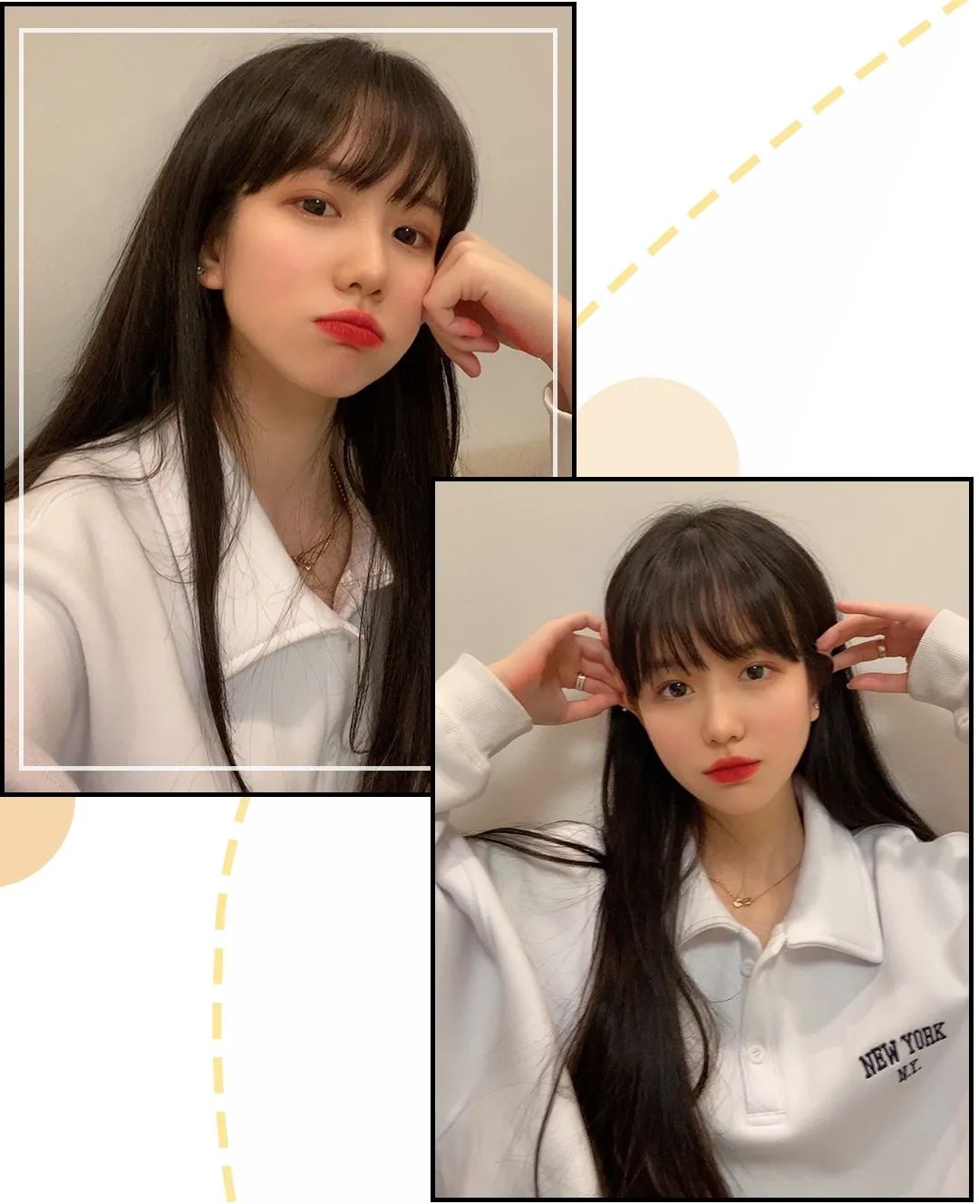 漫画刘海 高马尾=2020出圈发型!好看又气质,巨显脸小