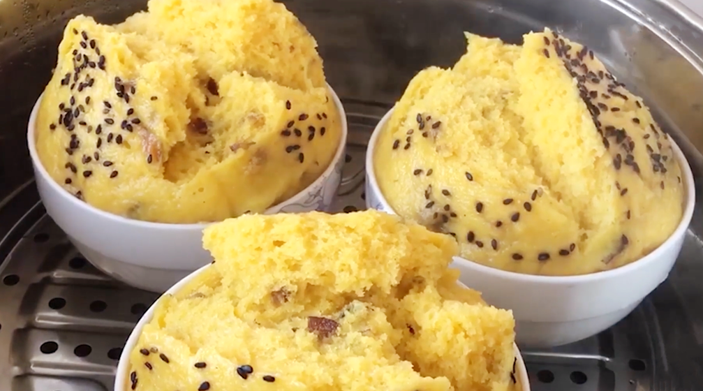 图片[7]-【橘子蒸糕】做法步骤图 蓬松暄软 孩子特爱吃-起舞食谱网