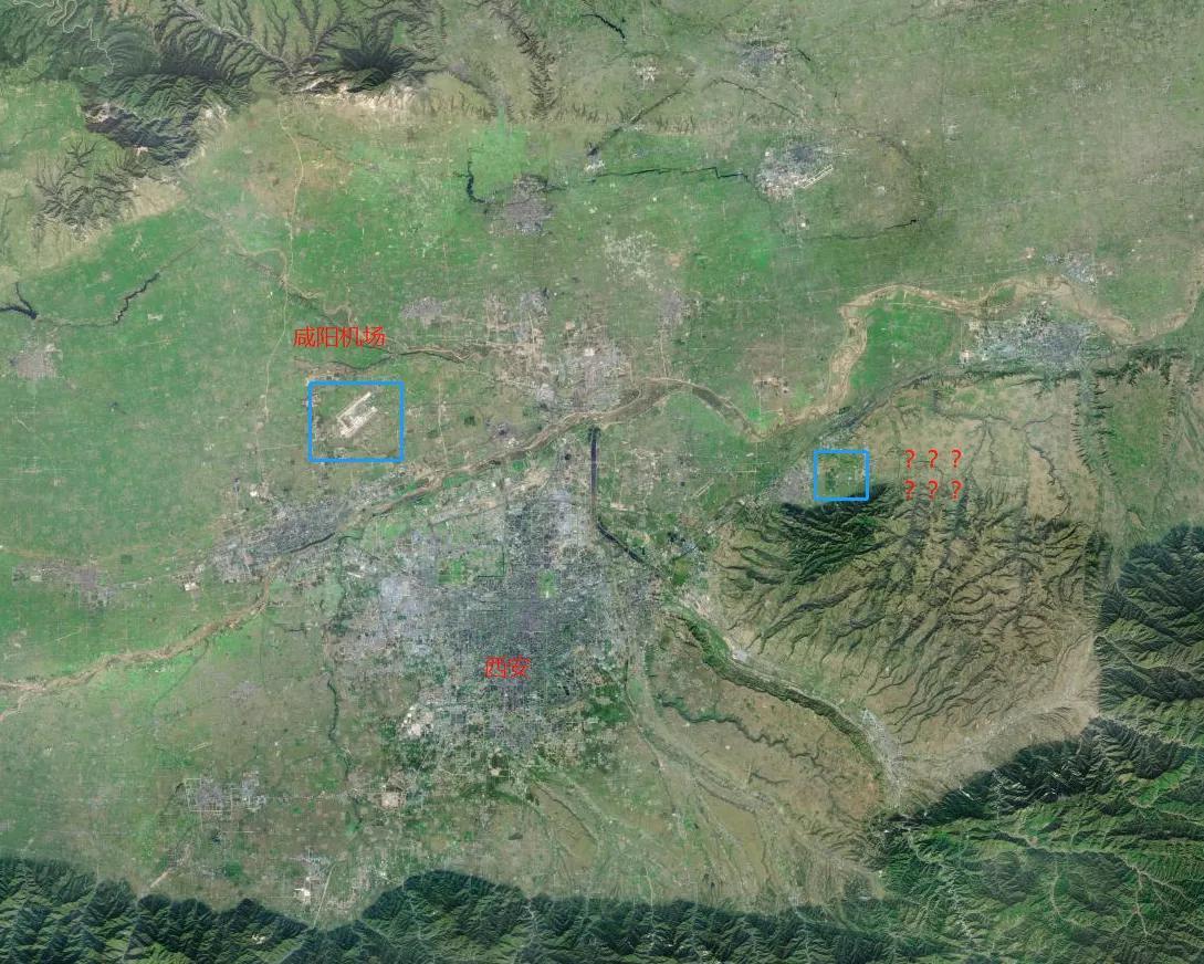 咸阳机场在哪个区，咸阳机场属于哪个区（卫星地图 —— 西安咸阳机场）