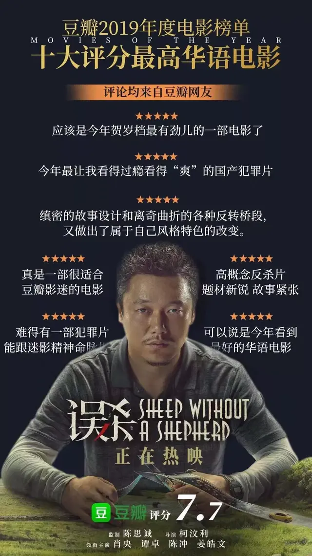 电影误杀几个彩蛋，电影误杀几个彩蛋结局（《误杀》入选豆瓣2019年度电影榜单）