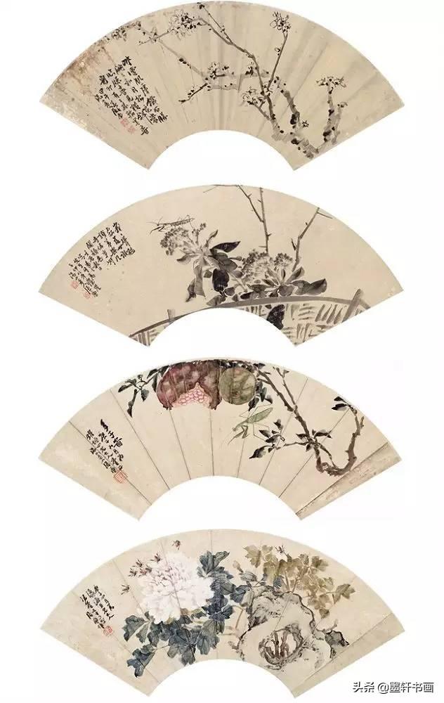 居廉淡雅国画作品欣赏，居廉精品画作欣赏