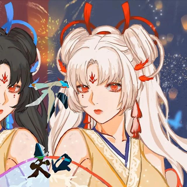 闺蜜头像古风一左一右，古风可爱闺蜜头像☆微信（卡通闺蜜头像）