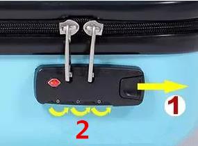 行李箱密码锁，只需做到这三步，问题轻松解决（行李箱密码锁怎么锁上）