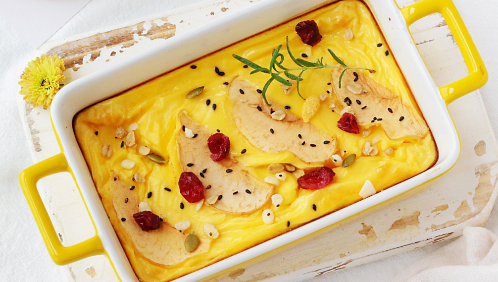 【蘋果酸奶布丁】做法步驟圖 多吃也不易發胖 解饞-起舞食譜網