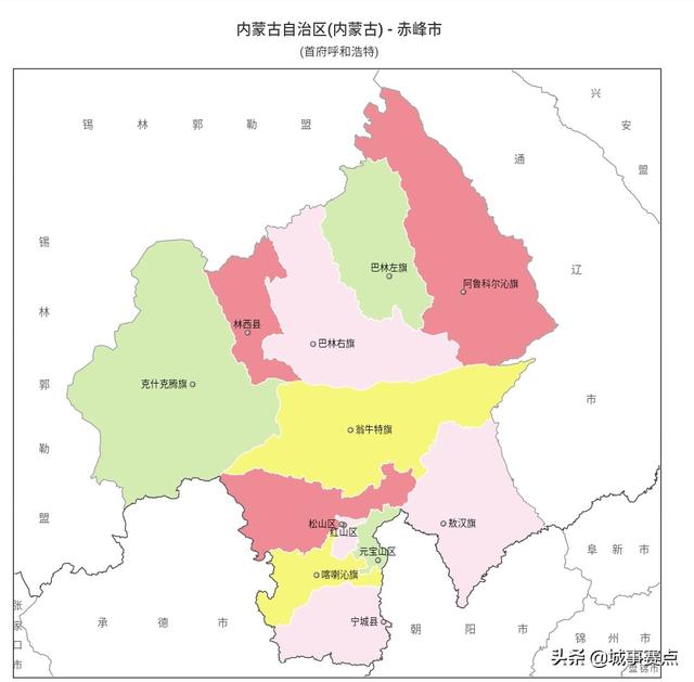 内蒙古行政区划图，蒙古故土鄂尔多斯（内蒙古自治区最新行政区划）