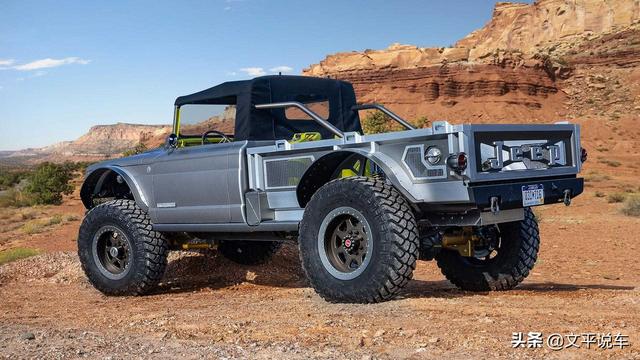 Jeep M-715 Five Quarter Concept；致敬60年代末的M715军用卡车