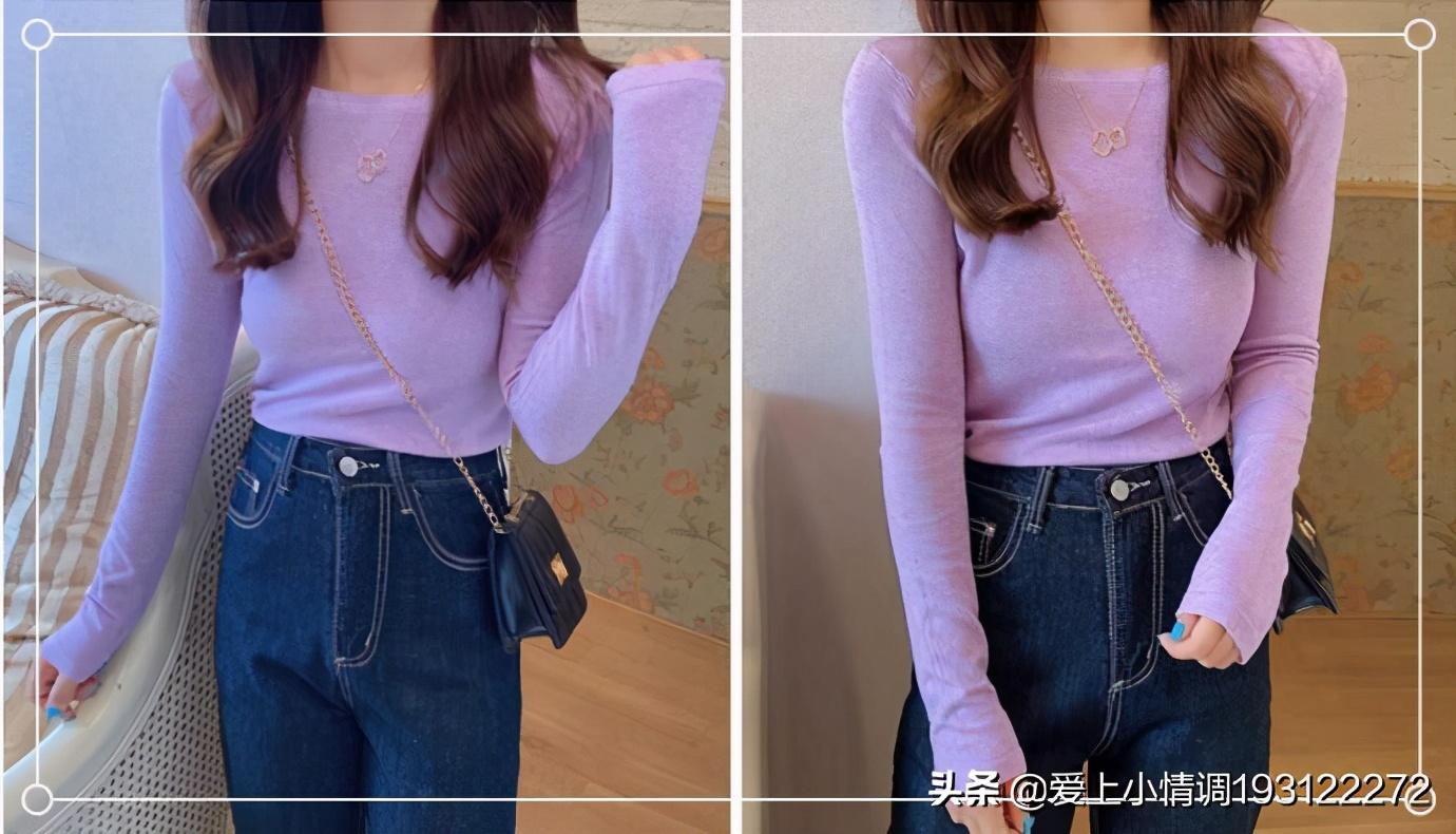 紫色和什么颜色搭配好看(下身紫色裤子上身穿什么)