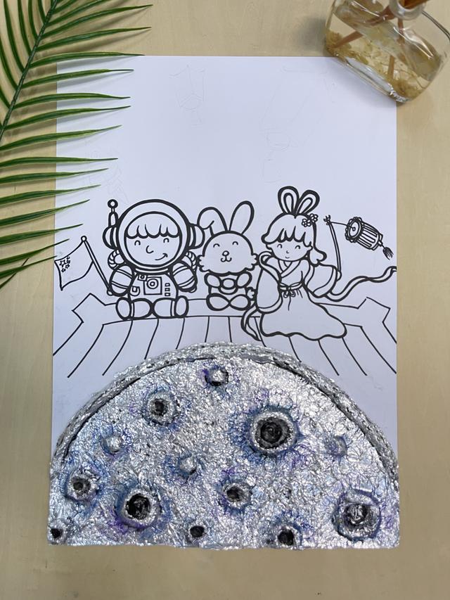 中秋节的月亮怎么画，中秋节的月亮怎么画一等奖（绘画教程/月满中秋）