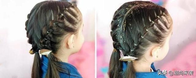 新手最简单的儿童编发，儿童编发简单又好看（宝宝头发怎么扎好看又简单）