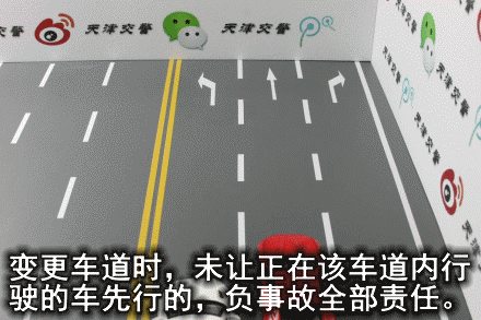 右转直行事故认定图解，27种常见全责交通事故动态图解收藏备用
