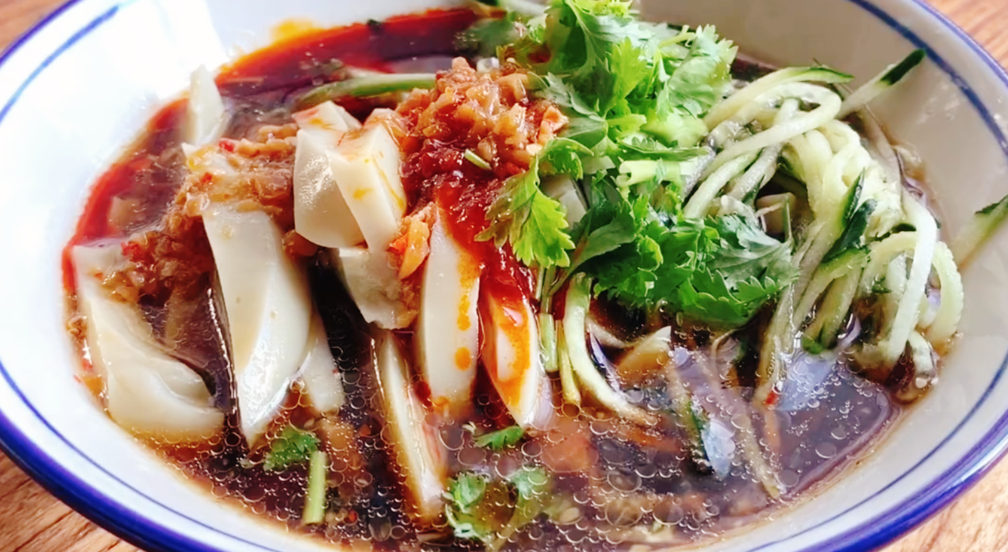 【綠豆粉坨】做法步驟圖 無(wú)任何添加 比綠豆涼粉好吃-起舞食譜網(wǎng)