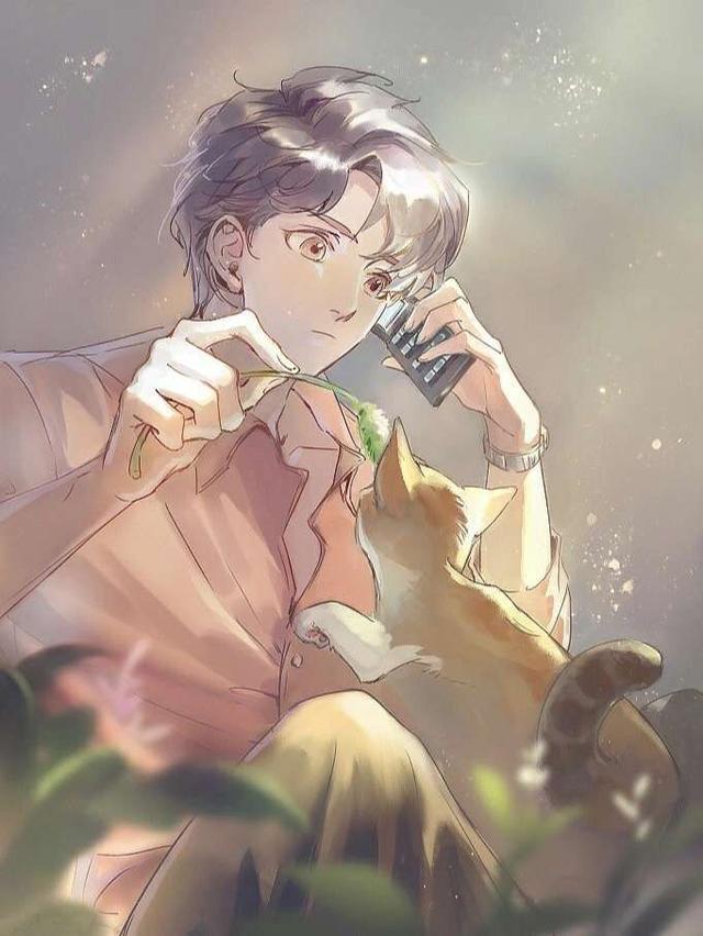 独二/红眼睛男孩  黑白 高冷  奶狗/动漫男生，微信头像，独二/红眼睛男孩  黑白 高冷  奶狗/动漫男生（小奶狗男生专属头像）