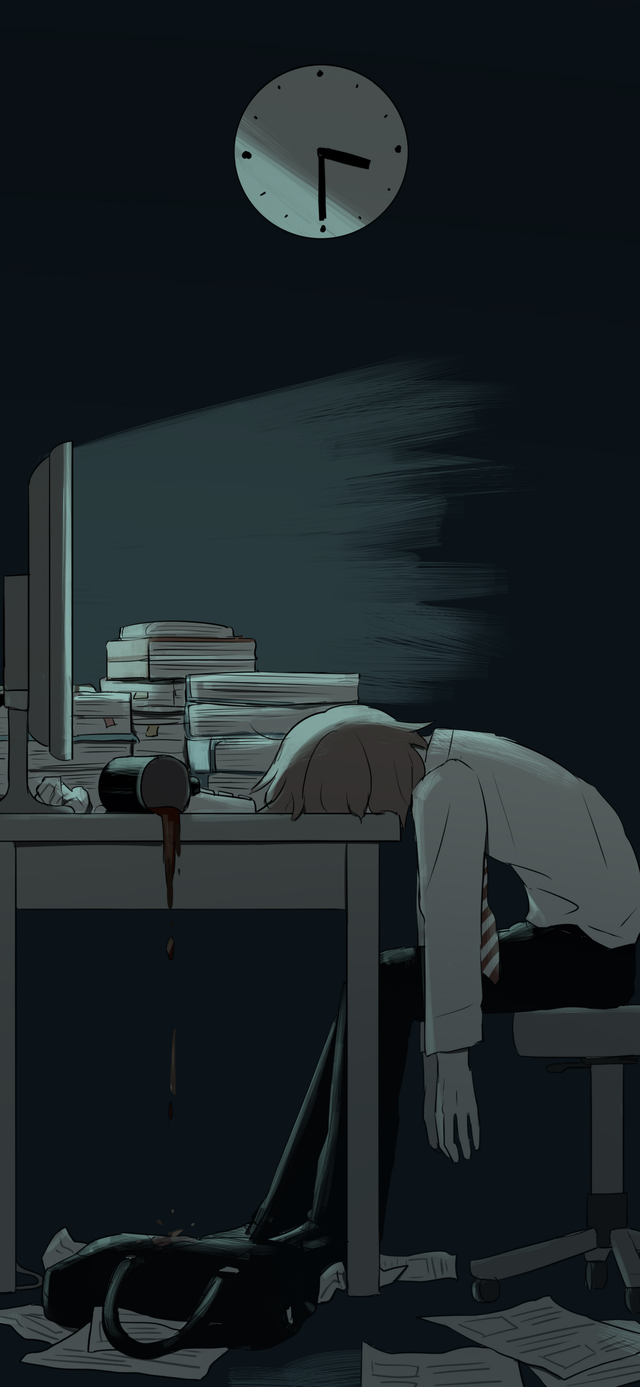 日本插画师：Avogado6，日本插画师kiyo（丧系插画壁纸图片）