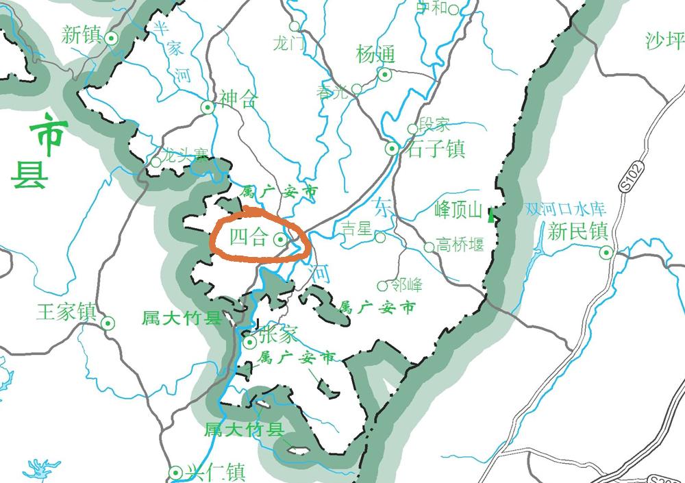 大竹县属于哪个市(重庆大竹县地图)