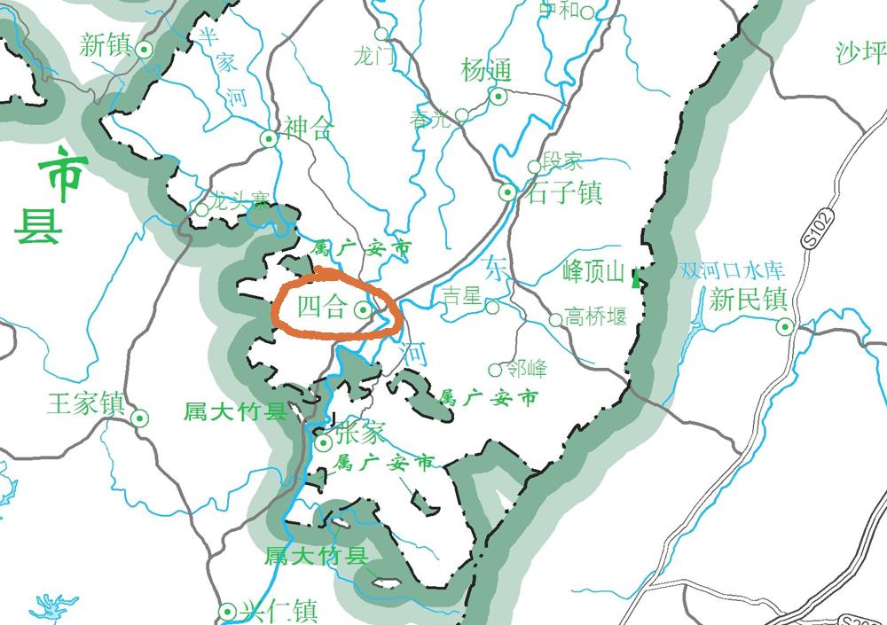 大竹县属于哪个市(重庆大竹县地图)