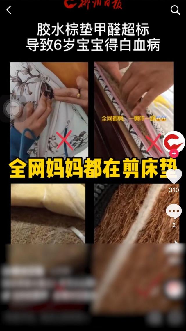 椰棕垫害了多少人，椰棕床垫环保吗（网曝棕榈床垫甲醛超标致白血病）