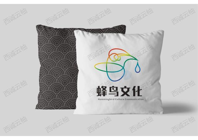 logo生成器在线设计，logo在线设计生成器 免费（西诚云柚丨蜂鸟文化品牌标志）