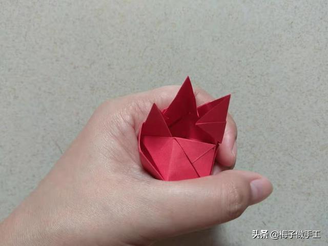 正版川崎玫瑰折法图解，川崎玫瑰折法（详细的图文教程来了）