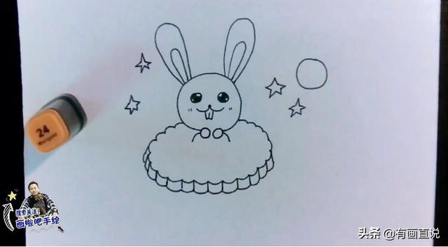 中秋节的画怎么画，关于中秋节的画怎么画（创意儿童画：中秋节主题画两款）