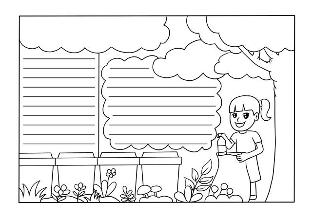 爱护环境的手抄报，三年级爱护环境手抄报内容模板简单又漂亮（世界环境保护日手抄报来了）