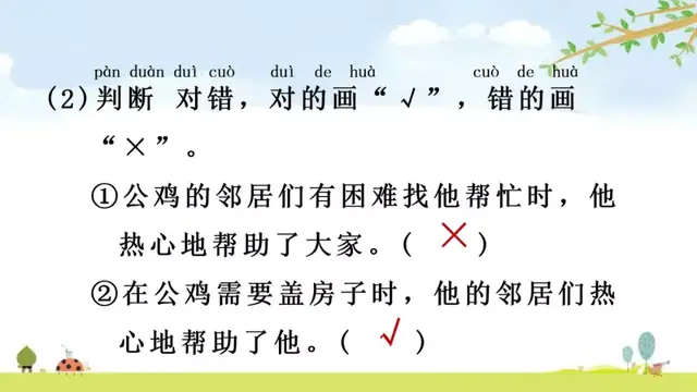 乐的偏旁，部编版一年级下册语文第6课《树和喜鹊》知识点+图文讲解