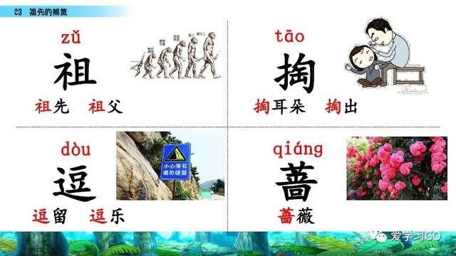赛跑的拼音，赛跑的拼音怎么读（部编版二年级下册第23课《祖先的摇篮》知识点+图文讲解）