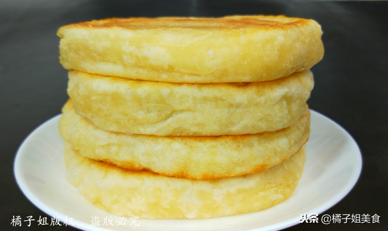 【發面餅】做法步驟圖   不揉面不搟面 簡單美味一看就會-起舞食譜網