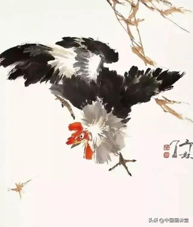 小鸡怎么画最可爱，少儿简笔画小鸡怎么画（没骨画鸡，就一个字 妙）