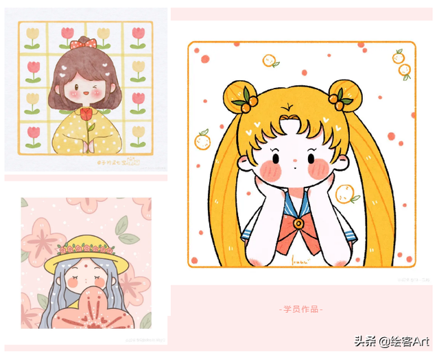 抖音最火可爱简笔画，抖音最火的简笔画（简笔画大佬成团可爱联萌）