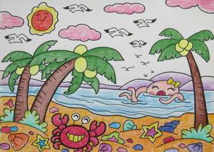 画画儿童简单漂亮,幼儿园老师推荐的15张范画 - 玉三网