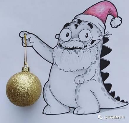 小恐龙怎么画，恐龙怎么画简单又好看（创意手绘丨他画出一只很有戏的小恐龙）