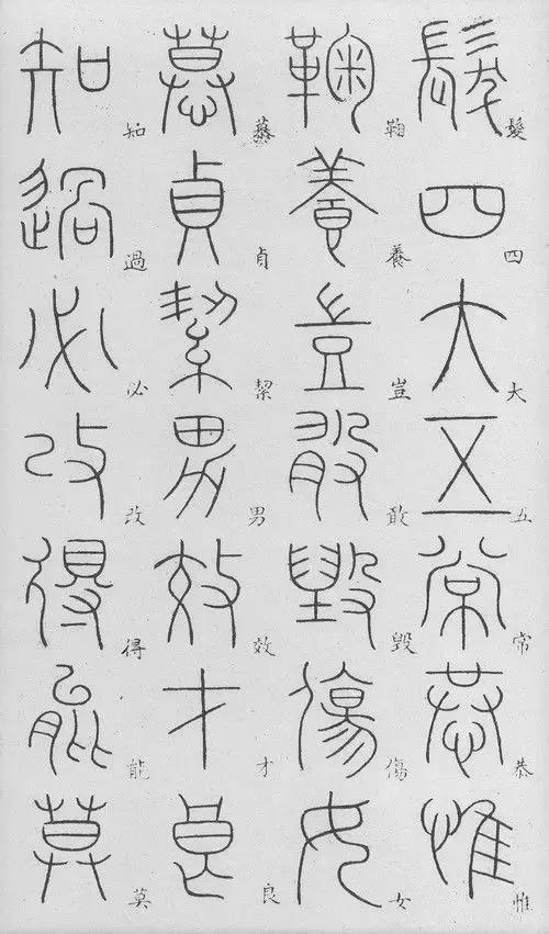 匡怎么读，颐怎么读 拼音（李阳冰篆书《千字文》）