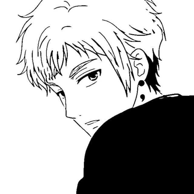 路哥黑白头像微信，路哥黑白头像（超帅的一组黑白动漫头像）