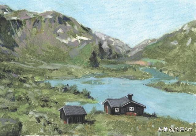 油画的各种工具怎么用，教你画出大师级风景画