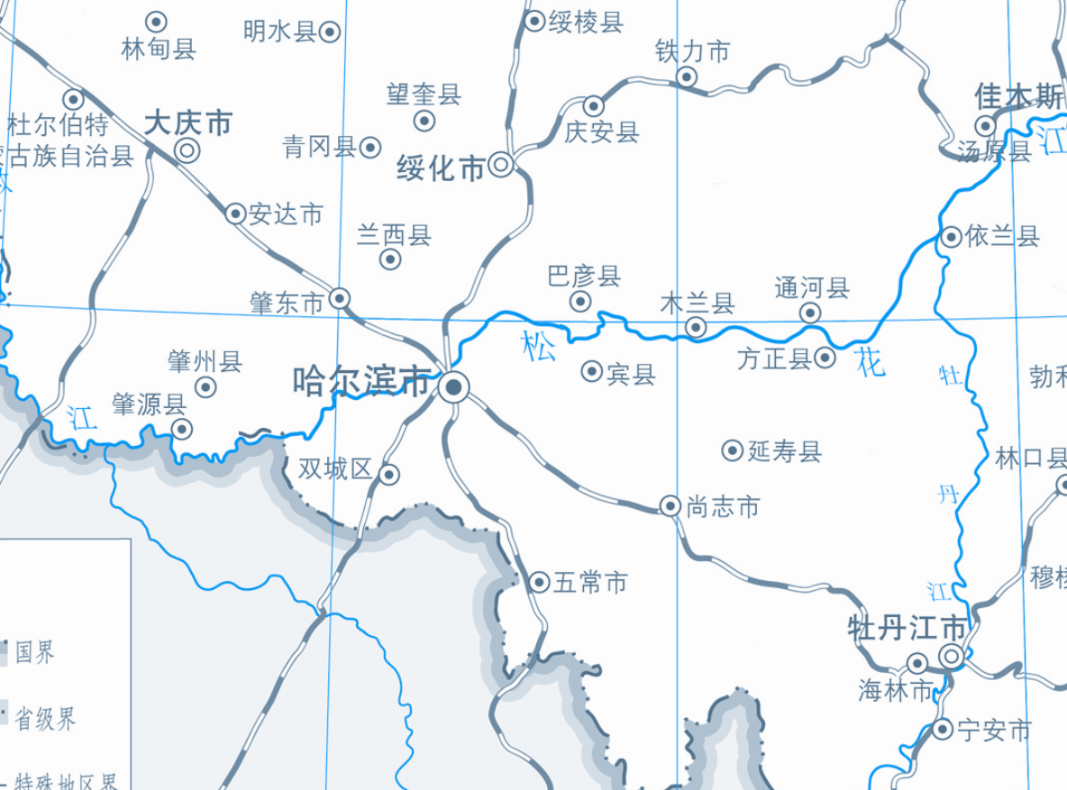 哈尔滨纬度(美国纬度比中国高)