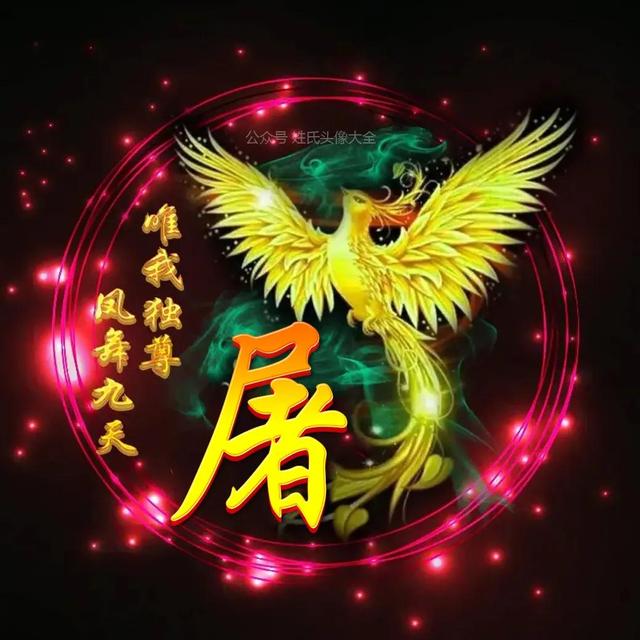 凤凰，微信头像，凤凰（唯美凤凰主题姓氏头像）