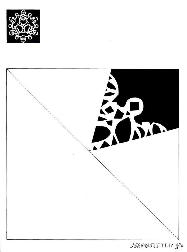 100种剪纸窗花教程图解，窗花剪纸教程图解（40多种雪花窗花剪纸图案）