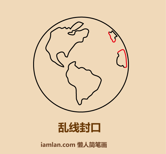 怎么画世界地图，15秒教你画出世界地图（1块钱画出世界地图）