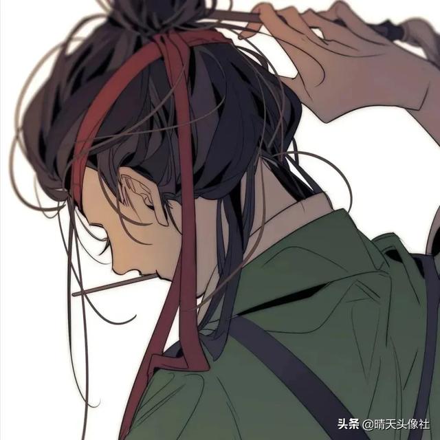 回头图片伤感男动漫古风，动漫男头  古风 伤感微信（古风动漫男生头像）