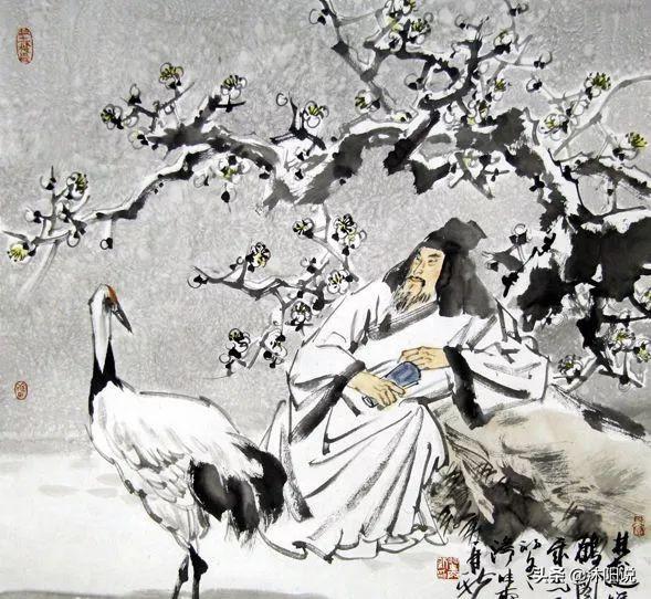 留下梅妻鹤子佳话的诗人是，梅妻鹤子佳话的诗人（二十余年独居孤山的“隐士”）