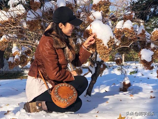 情侣唯美雪景图片，情侣唯美雪景图片真实（冬日初雪印象：一半冬雪）