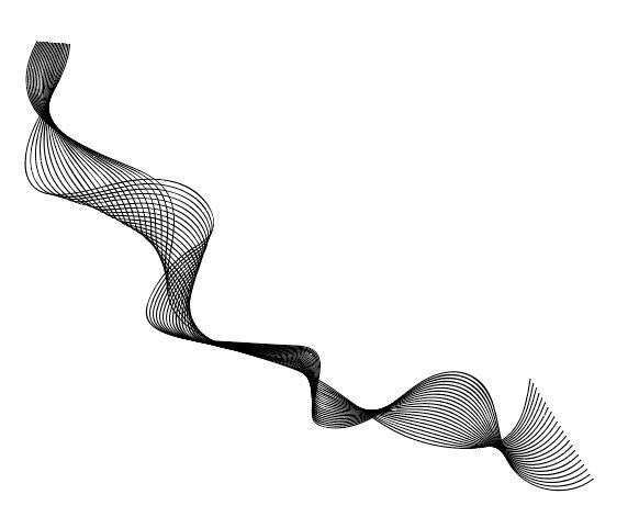 ai怎么画波浪线，Ai怎么画波浪线（AI多彩波浪线）